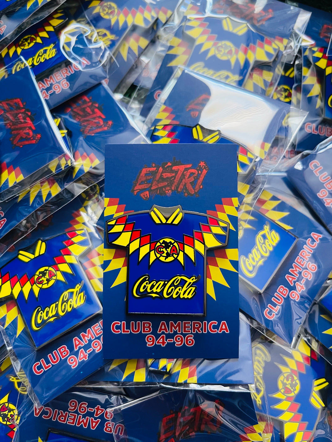 Club America Away pin badge